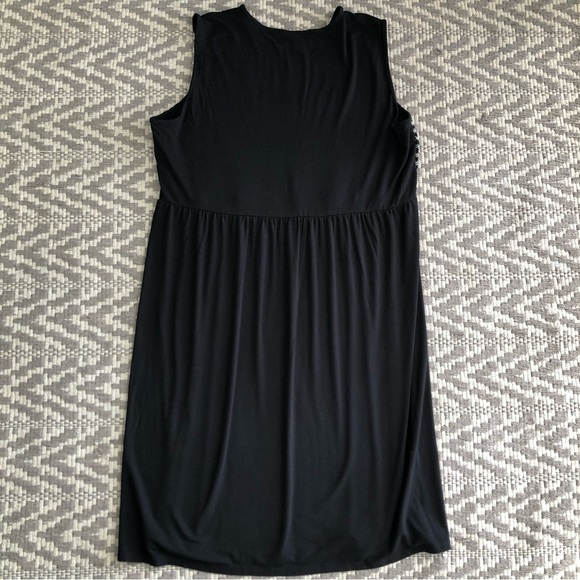 J Jill Wearever Collection sleeveless smocked bodice size large dress - Picture 7 of 7